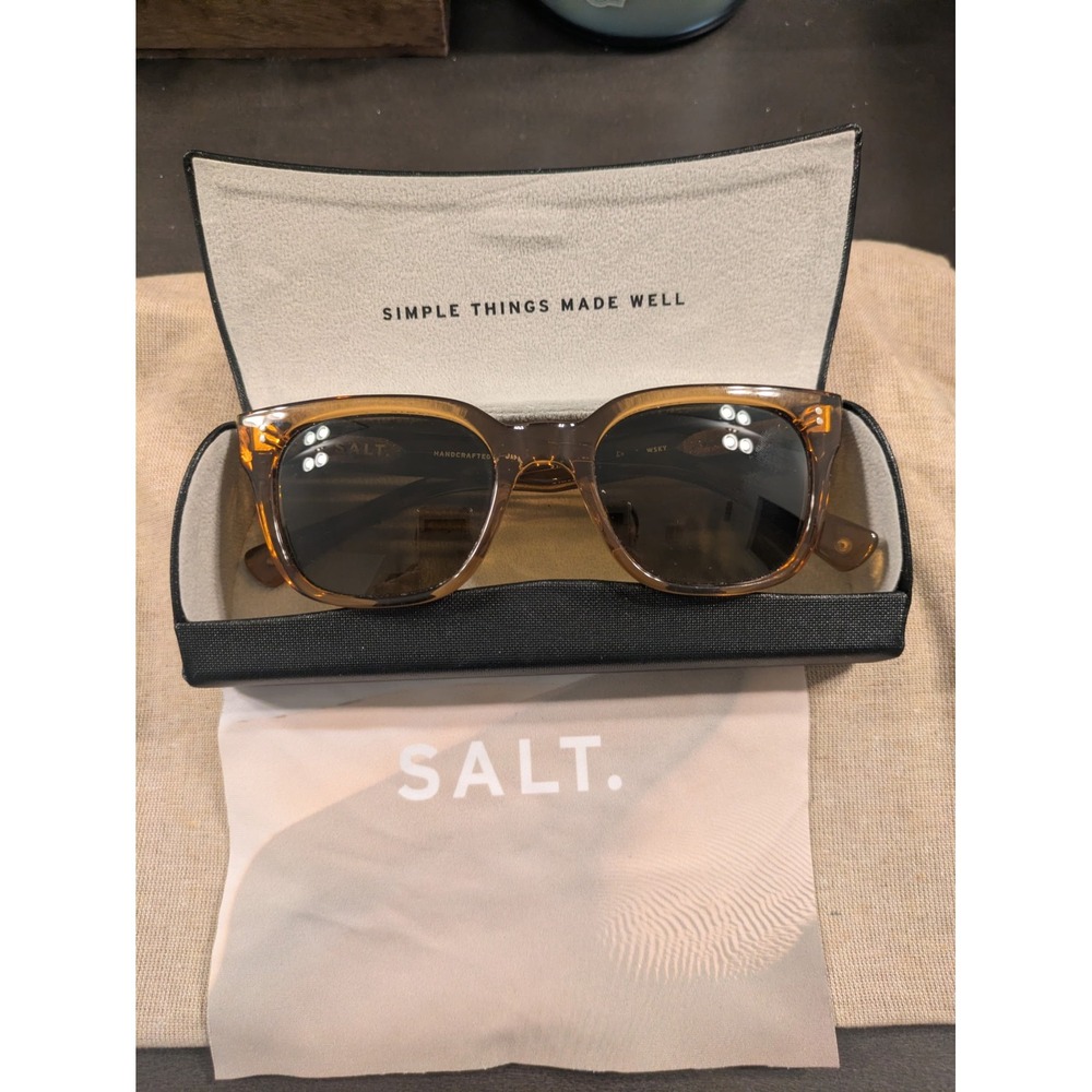 SALT. Lopez WSKY Polarized Sunglasses Japan Whiskey Brown 51-21-148